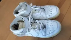 Nike Air ホワイト ハイカットスニーカー　AF-1
