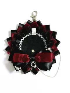 ハンドメイド　痛ロゼット　EL6　ツバサさん　イメージ　ブラック　レッド　推し活