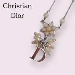 美品★Christian Dior★ディオール★ネックレス★ロゴ★シルバー