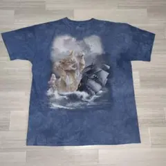 ザ・マウンテン タイダイ 猫 2XL tシャツ
