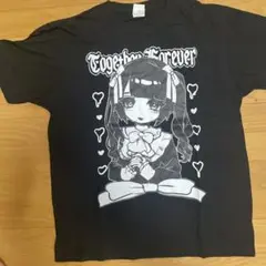 Together Forever アニメTシャツ 黒