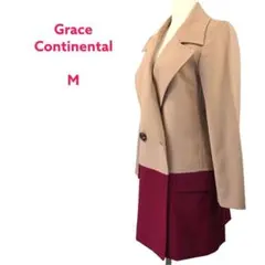Grace Continental diagram ロングコート M バイカラー