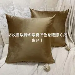 クッションカバー　2枚セット　50✖︎50