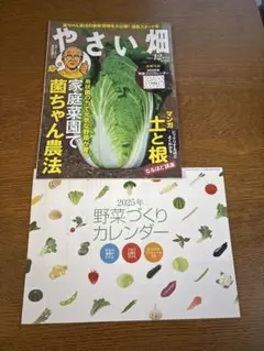 やさい畑 2024年12月号 野菜づくりカレンダー付き