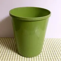 昭和レトロポップ 黄緑 グリーン ごみ箱 ゴミ箱 ダストボックス