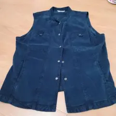アンドレルチアーノ ベスト 紺 ネイビー L