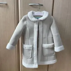 美品 ムートンコート トッカ TOCCA 110 フェイクムートン