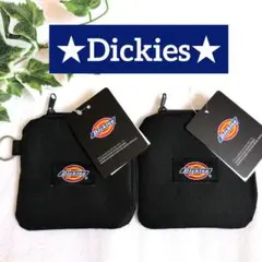 ★Dickies★ディッキーズ コインケース2点 新品 ブラック　リング付き