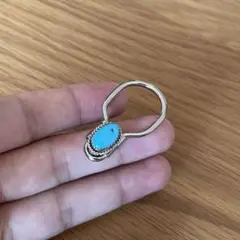 turquoise key ring