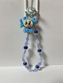エンジェルブルー　スマホストラップ