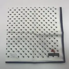 BURBERRY ドット柄 ハンカチ　約50×50cm