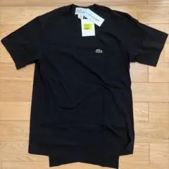 新品 M 黒 COMME des GARCONS SHIRT LACOSTE