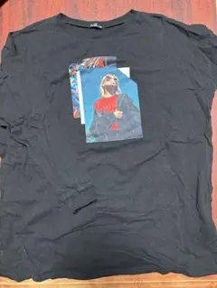 プリントロゴ ロングTシャツ