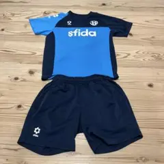 sfida サッカーウェアセット 青黒　140cm