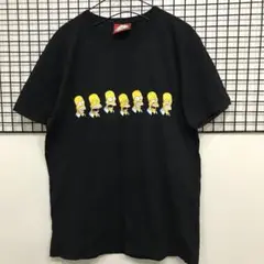 A573 the simpsons 半袖　tee コットン プリント　ブラック