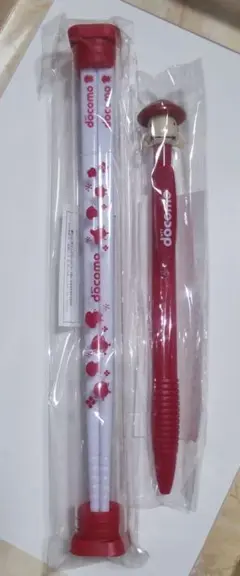 docomo ノベルティグッズ ボールペン&箸 2点セット