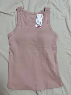 UNIQLO アメリカンスリーブ　リブブラトップ　ブラタンクトップ