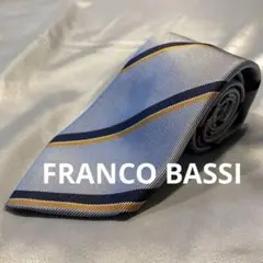 FRANCO BASSI フランコバッシ ストライプデザイン 高級ネクタイ