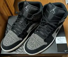 【試着程度】NIKE Air Jordan 1 MID SE ブラック