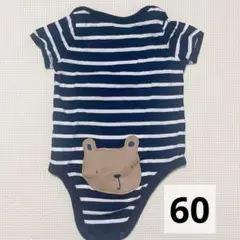 美品✨GAP 赤ちゃん服 新生児 ロンパース 女の子 男の子 くまちゃん柄 60