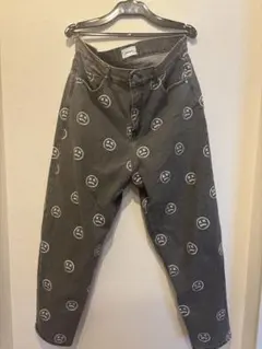 値下げ有massnoun マスノウン グレー デニムパンツ