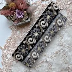 新商品入荷インド刺繍リボン各1メートル50センチ合計3メートル
