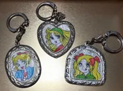 70s グリコ おまけ おはよう！姫子 キーホルダー