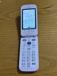 docomo らくらくフォンF-01G ピンク折りたたみ携帯電話