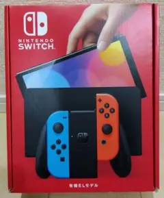 未使用　NintendoSwitch　本体　有機EL Joy-Conネオン