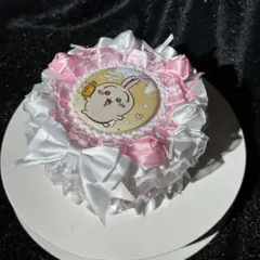 ケーキの痛ロゼット×缶バッジ× 痛バッグ× ピンク推し活最前線 ピングーロゼット