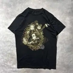 P32 古着アリスインワンダーランド　Disney公式Tシャツ　ジョニーデップ