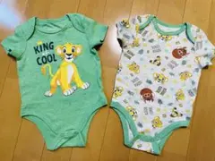 Disney baby ロンパース 2枚セット