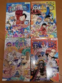 ワンピース104～107巻　レンタル落ちコミック