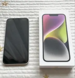 Apple iPhone 14 スターライト　ホワイト　本体