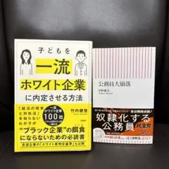 子どもを一流ホワイト企業に内定させる方法、公務員大崩落