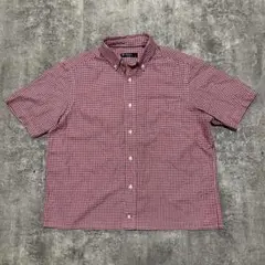 OLD 短丈　ショート丈　チェックシャツ　cityboy 古着　ボックス