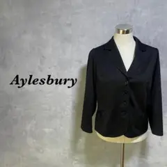 大きいサイズ✨Aylesbury カジュアルジャケット 切替 ブラック 4103