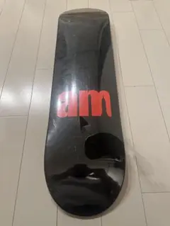am ブラック レッド スケートボード　デッキ 8.00