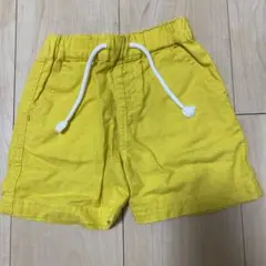 green label relaxingショートパンツ85 黄色