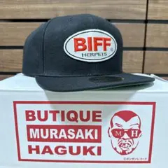 野生爆弾 くっきー　ぶてぃっく紫歯茎 BIFF キャップ　ビフ
