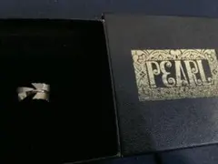 ☆★ pearlの弓矢　arrow bow リング　サイズ変形可能　☆★