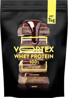 逗子食品 ホエイプロテイン VORTEX ボルテックス 1kg ミルクチョコ味