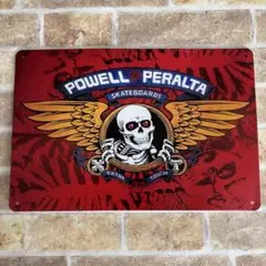 パウエルペラルタ　powell peraltaブリキ看板 アメリカン雑貨 USA