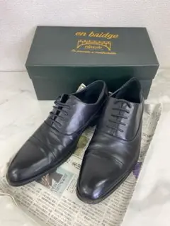 ＄EN BRIDGE　本革　レザー　ビジネスシューズ　28cm プレーントゥ