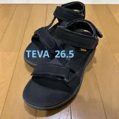 Teva ブラック スポーツサンダル