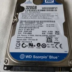 2.5インチ内蔵型SATA接続HDD 320GB　①