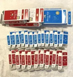 牛乳石鹸 空きパック 35個セット 赤箱/青箱