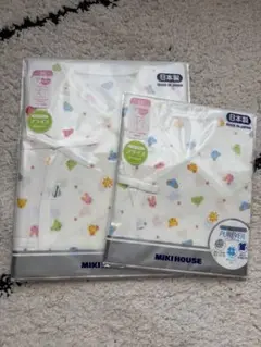 MIKI HOUSE ベビー肌着50cm 2枚セット
