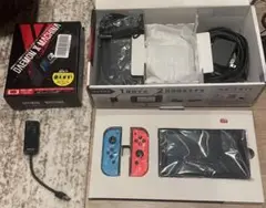 Nintendo Switch 本体セット　＋有線LANアダプター他