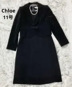 【未使用品 タグ付き】クロエ 定価10万 当日発送可東京イギン 喪服 礼服 L